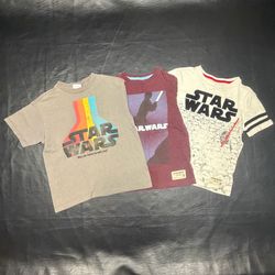 Star Wars T-Shirts bundle (3) Kids Size Small