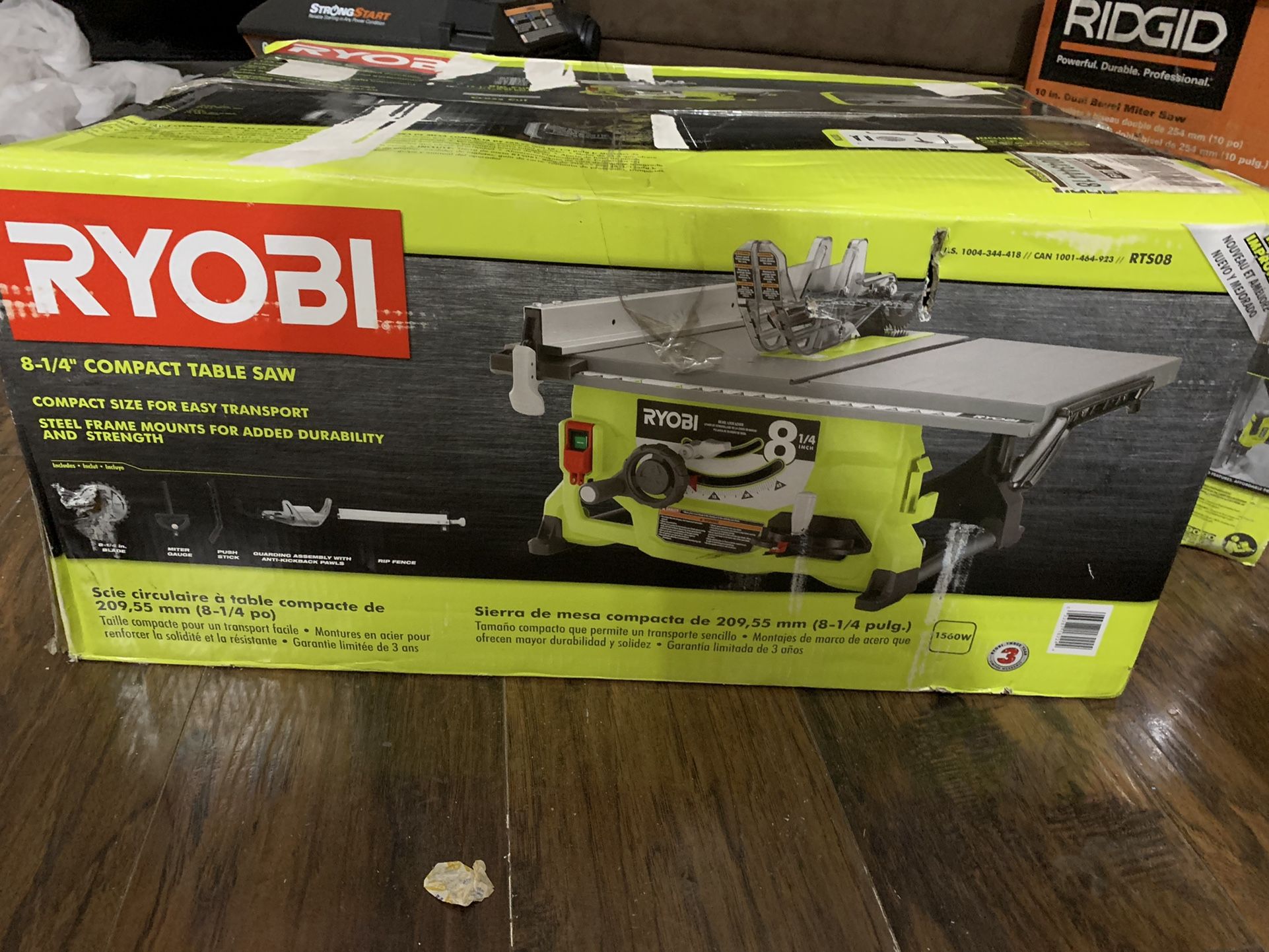 8-1/4” Compact Table Saw