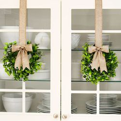 Burlap Wreath Set 