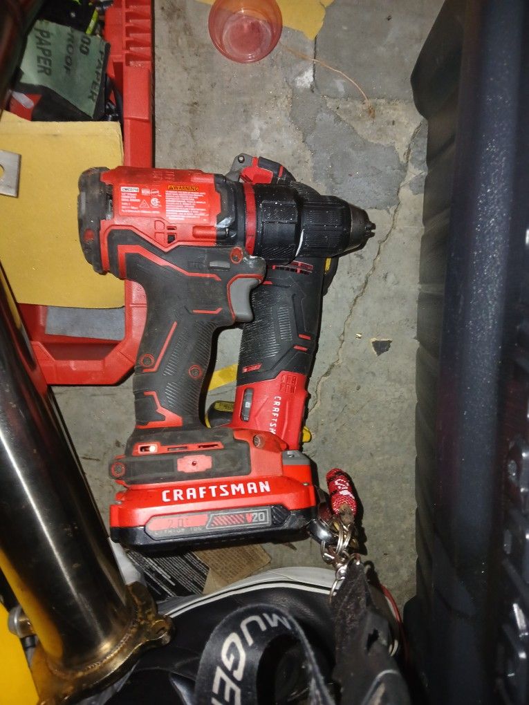 20v Craftsman Drill Driver And Multi Tool 2ah Battery