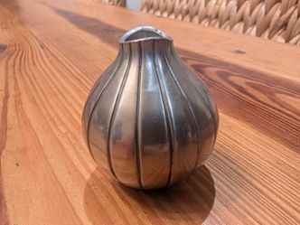 MCM Danish Pewter Vase, By Arne Ekers - Just Andersen