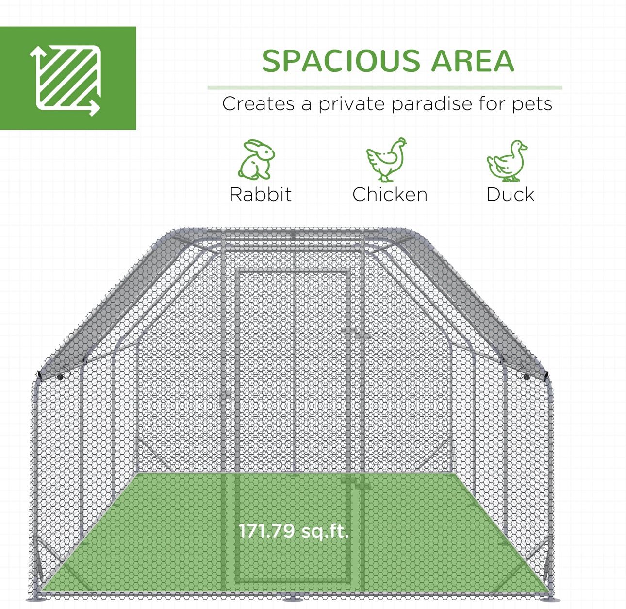 Large Chicken Coop Metal