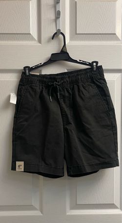 Brand new Men’s grey flat front elastic waist shorts size XS (27)
