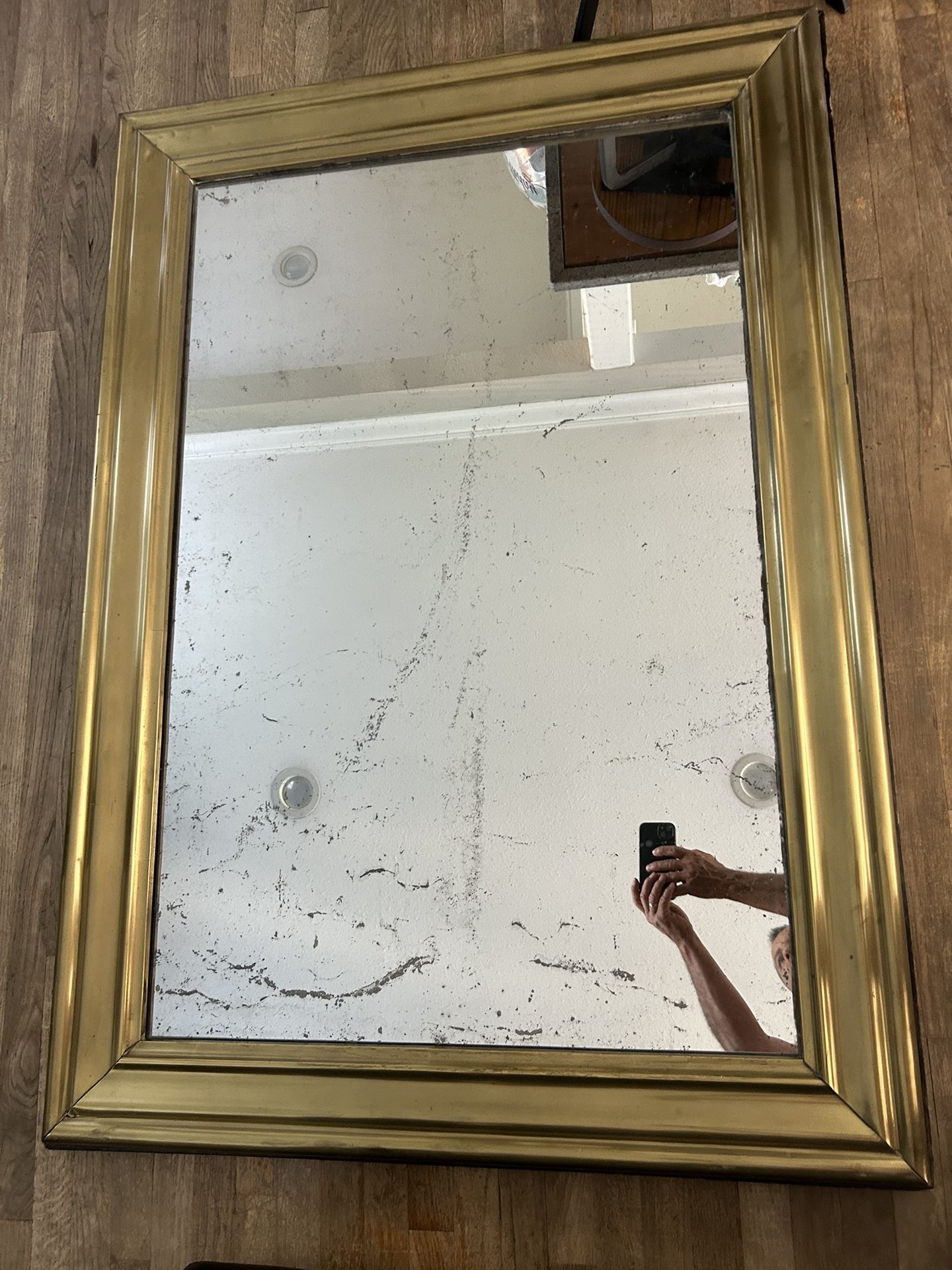 Antique mirror, really heavy and solid frame