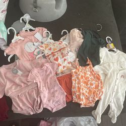 Brand New Baby Girl Lot Newborn 0/3 Months 