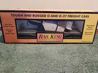 Rail King Transport Airplane Flat Car