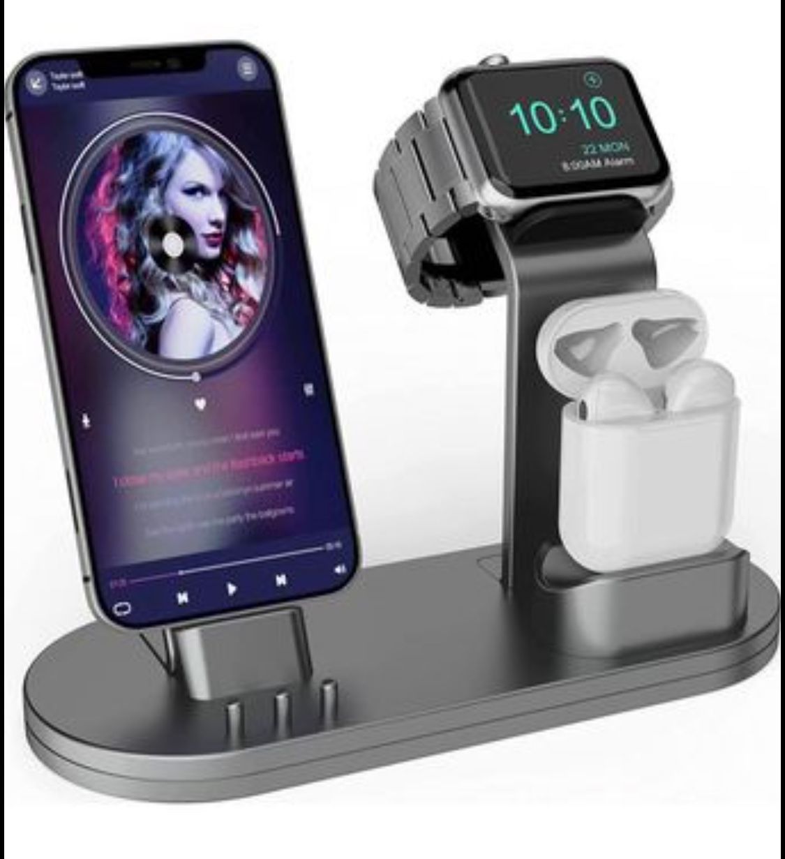 3 in 1 Charging Stand iwatch Stand, Charging Station Compatible with iWatch SE/6/5 /4/3 /2/1, AirPods Pro and iPhone Series Pick up at Redmond only N
