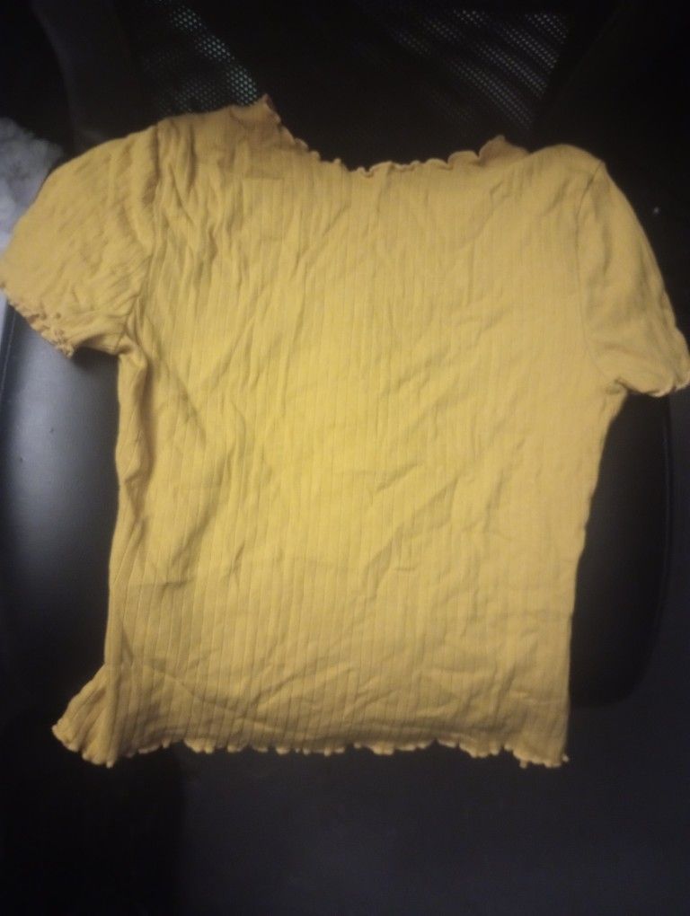 Yellow Cropped T