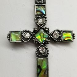 LEGENDARY GENUINE ABALONE CROSS
