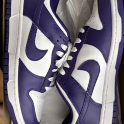 Purple Nike dunk men’s 9.5