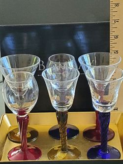 Cordial glasses