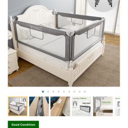 2 Baby Safety Bed Rail 