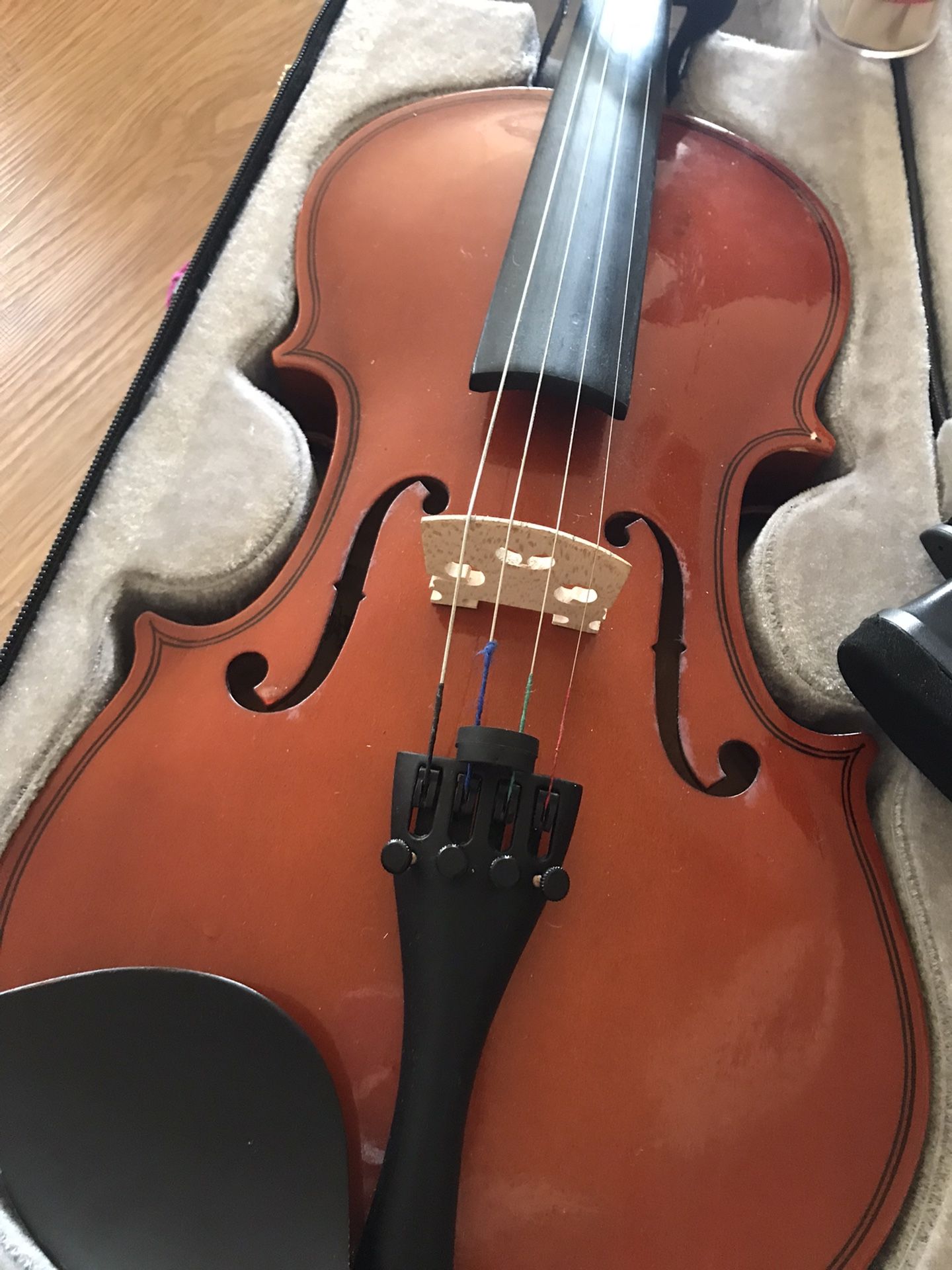 violin new full accessory 4/4 w/ 2 bow 