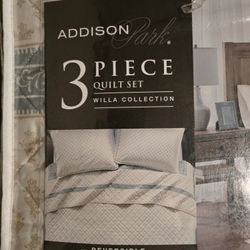 Addison Park 3 Piece Quilt Set