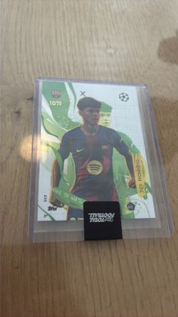 Ones to watch topps chrome uefa champions league rookie card 10/75 numbered Dro Fernandez Barcelona