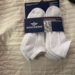 Dockers Performance Athletic  6 Pack Of Socks 