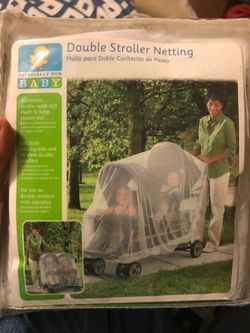 Double stroller netting
