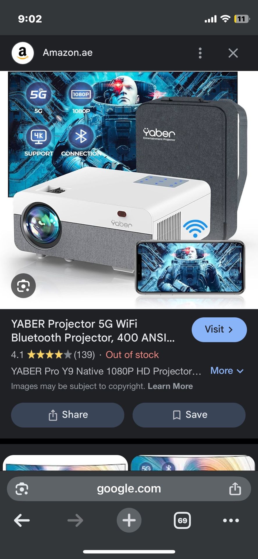 Entertaining Projector
