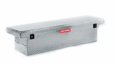 The Craftsman Silver Aluminum Crossover Truck Tool Box