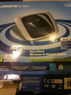 Linksys dual band gigabit router WRT320N