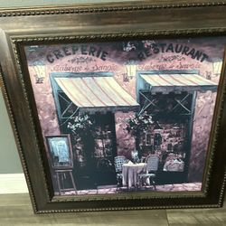 French Cafe Art Frame - Wall Art