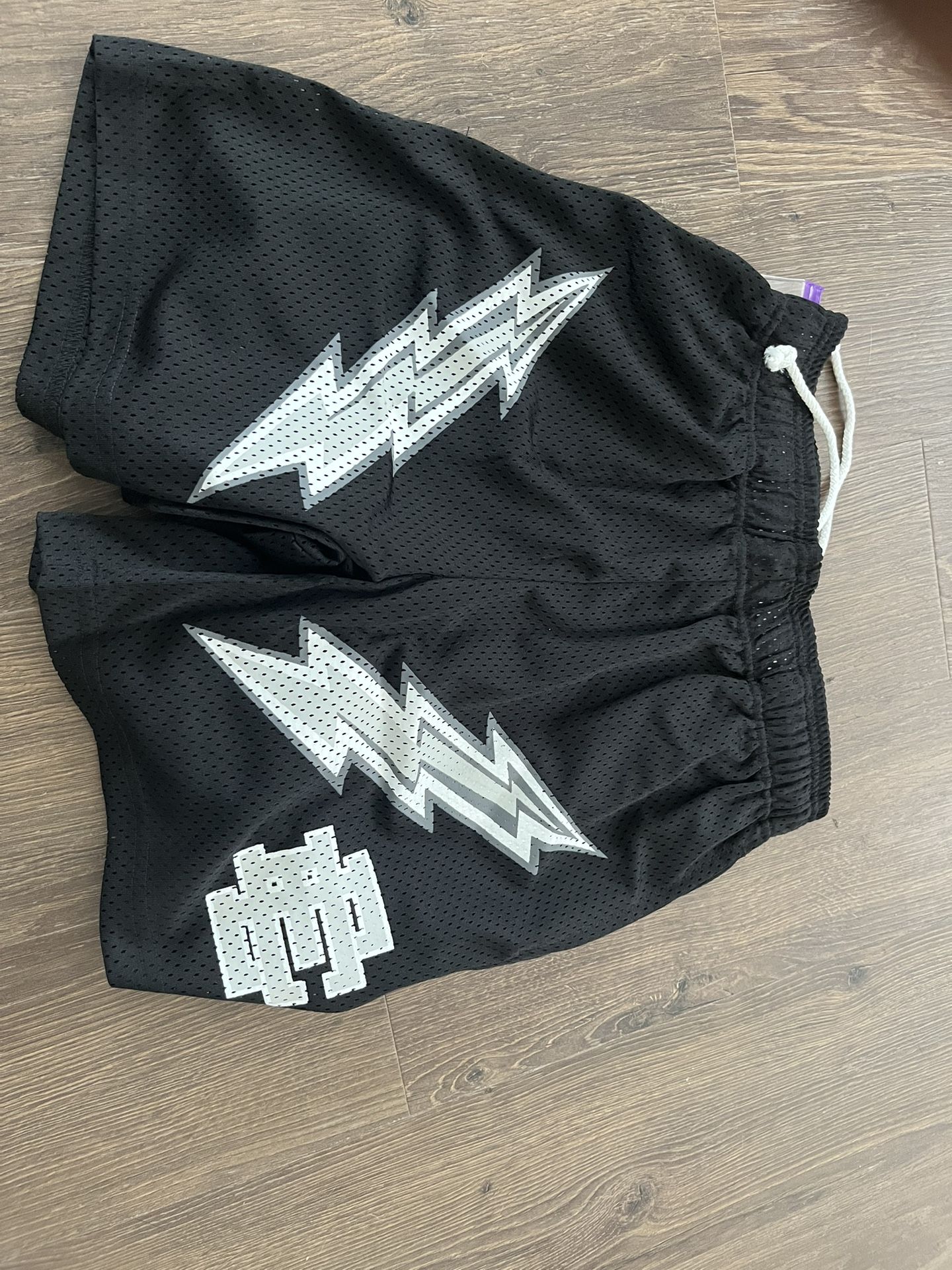 Eric Emanuel Men's Black and White Shorts
