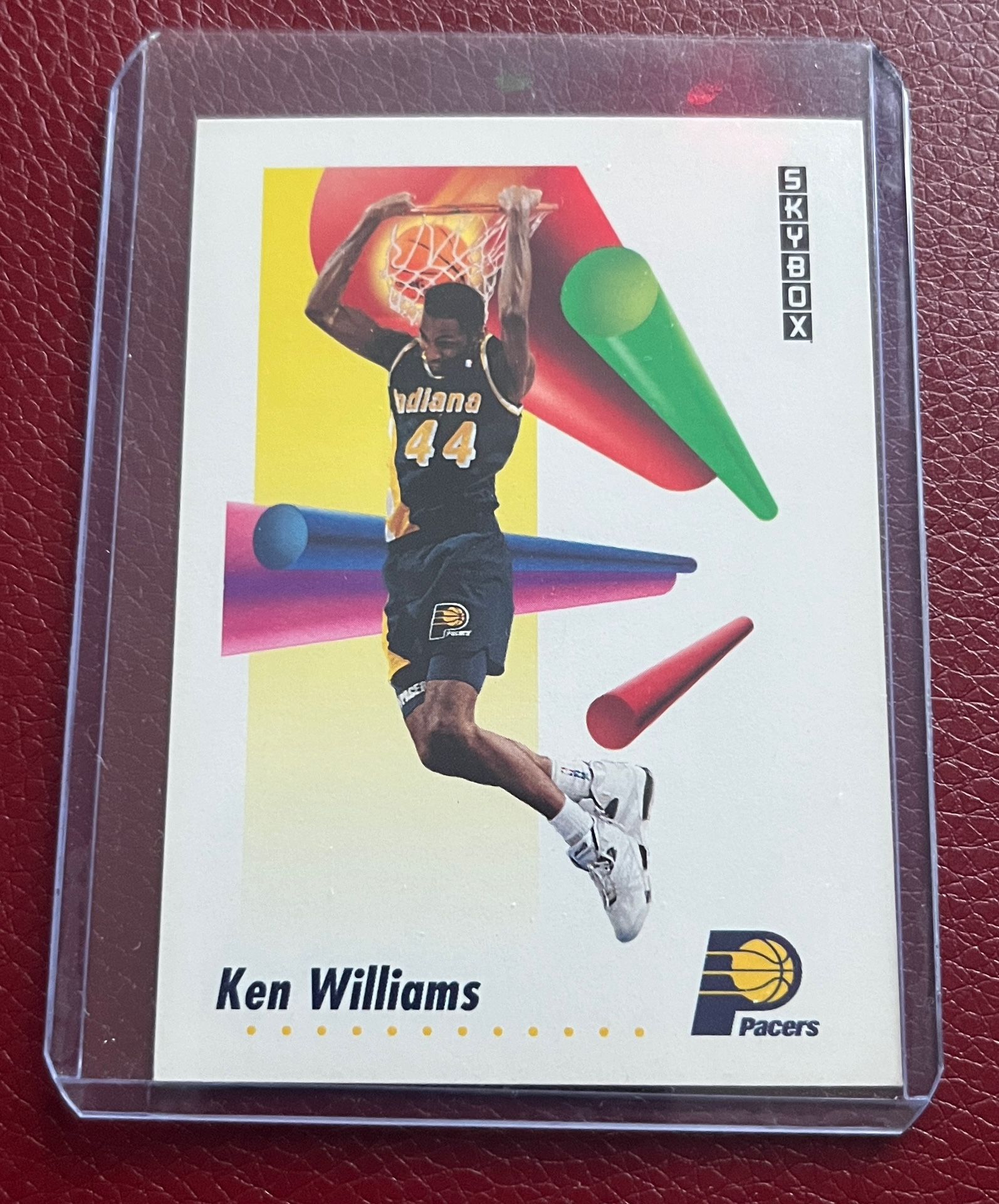 Ken Williams RC 1991-92 SkyBox NBA Basketball #120 Indiana Pacers