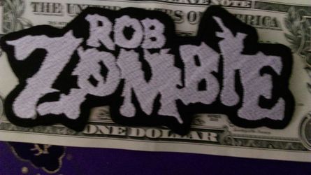 ROB ZOMBIE patch iron on