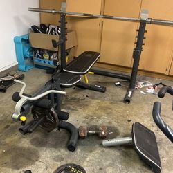 Bench With Multiple Features