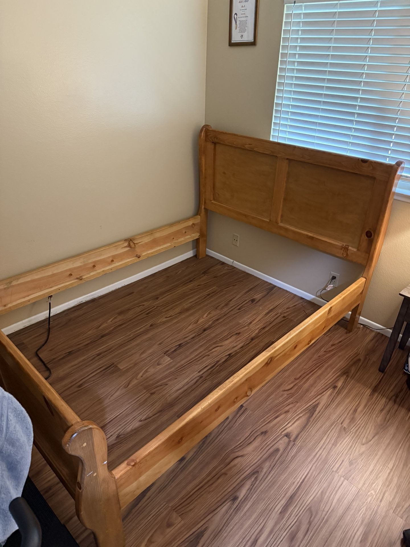 FREE Queen Size Wood Bed Frame