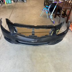 G37 Sedan Base Model Bumper Painted Black. 