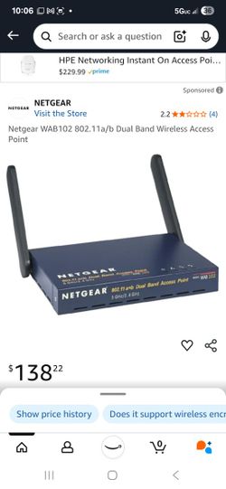 Net gear Dual Access Point