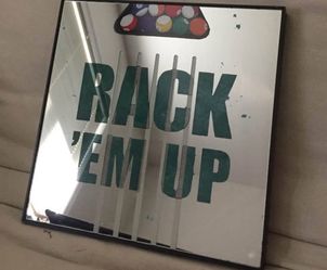 Glass Billiards Wall Art Frame