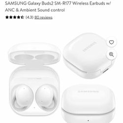 Brand New- Samsung - Galaxy Buds2 True Wireless Earbud Headphones - Phantom white
