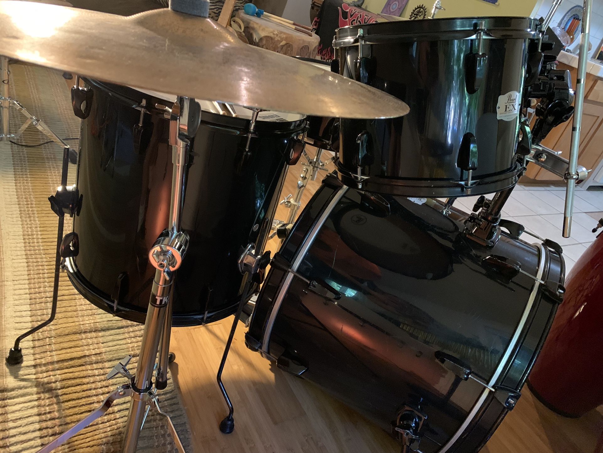 Pearl EX Export Series Drum Set, Zildjian Cymbals for Sale in Portland, OR OfferUp