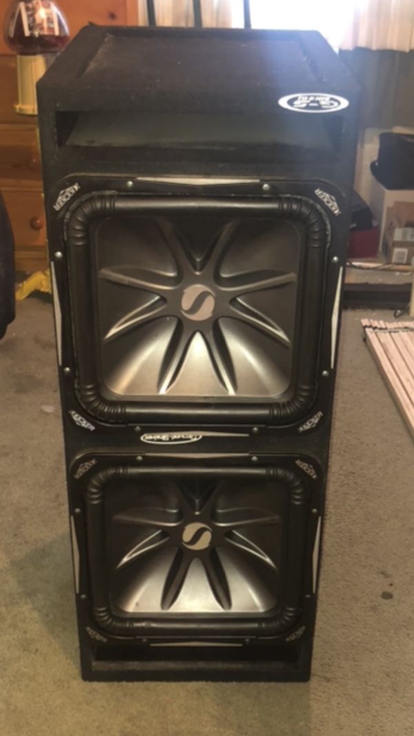 L7 15 inch kickers 2,500 watt subwoofer with box for Sale in