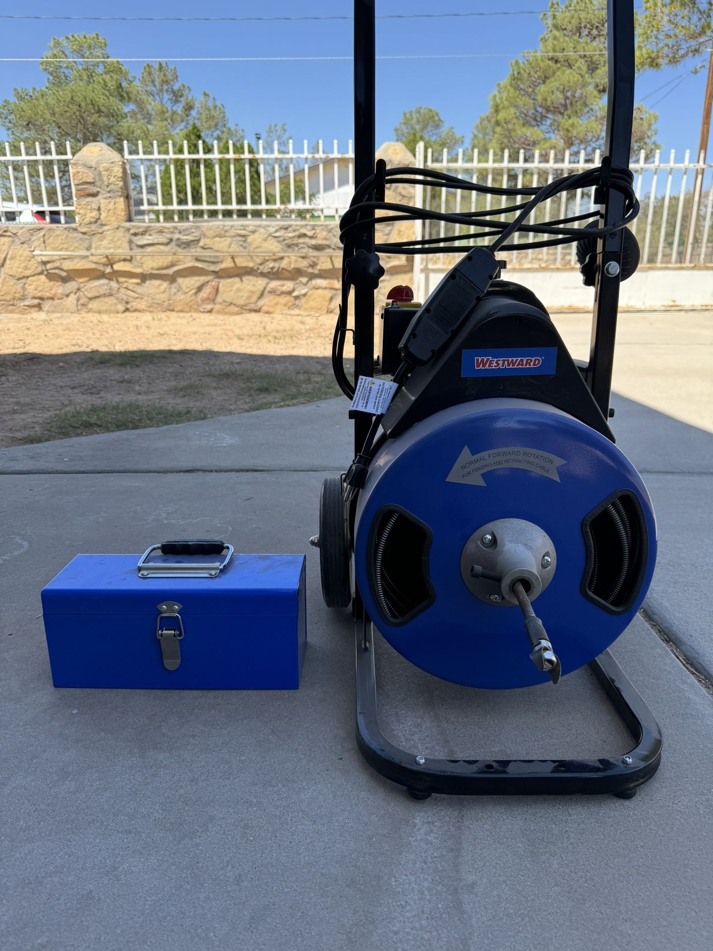 Westward Drain Cleaning Machine