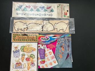 Iron-Ons, Stickers,& Rub-Ons