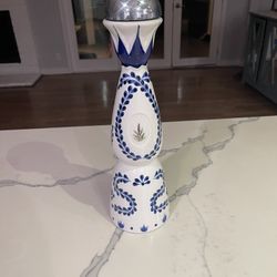 Empty Beautiful Tequila Bottle