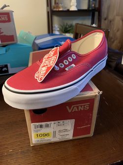 Vans authentic crimson