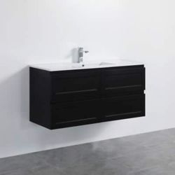 END OF YEAR SALE ~ Modern Floating Bathroom Vanity - 60 inches - FLOOR SAMPLE