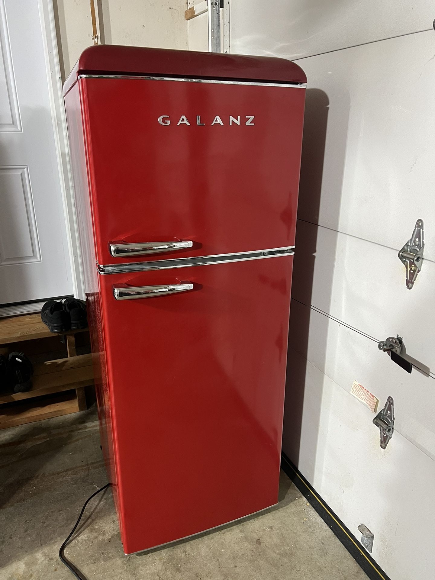 Galanz Red Retro Refrigerator/Freezer