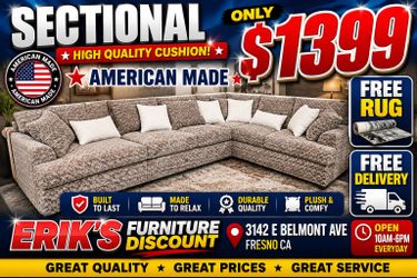 Sectionals super comfy high quality cushion solid wood frame