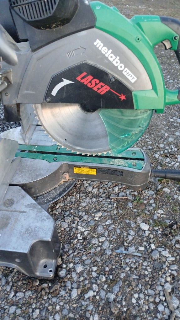 Metabo Laser 12 In Bench Table Metro Saw