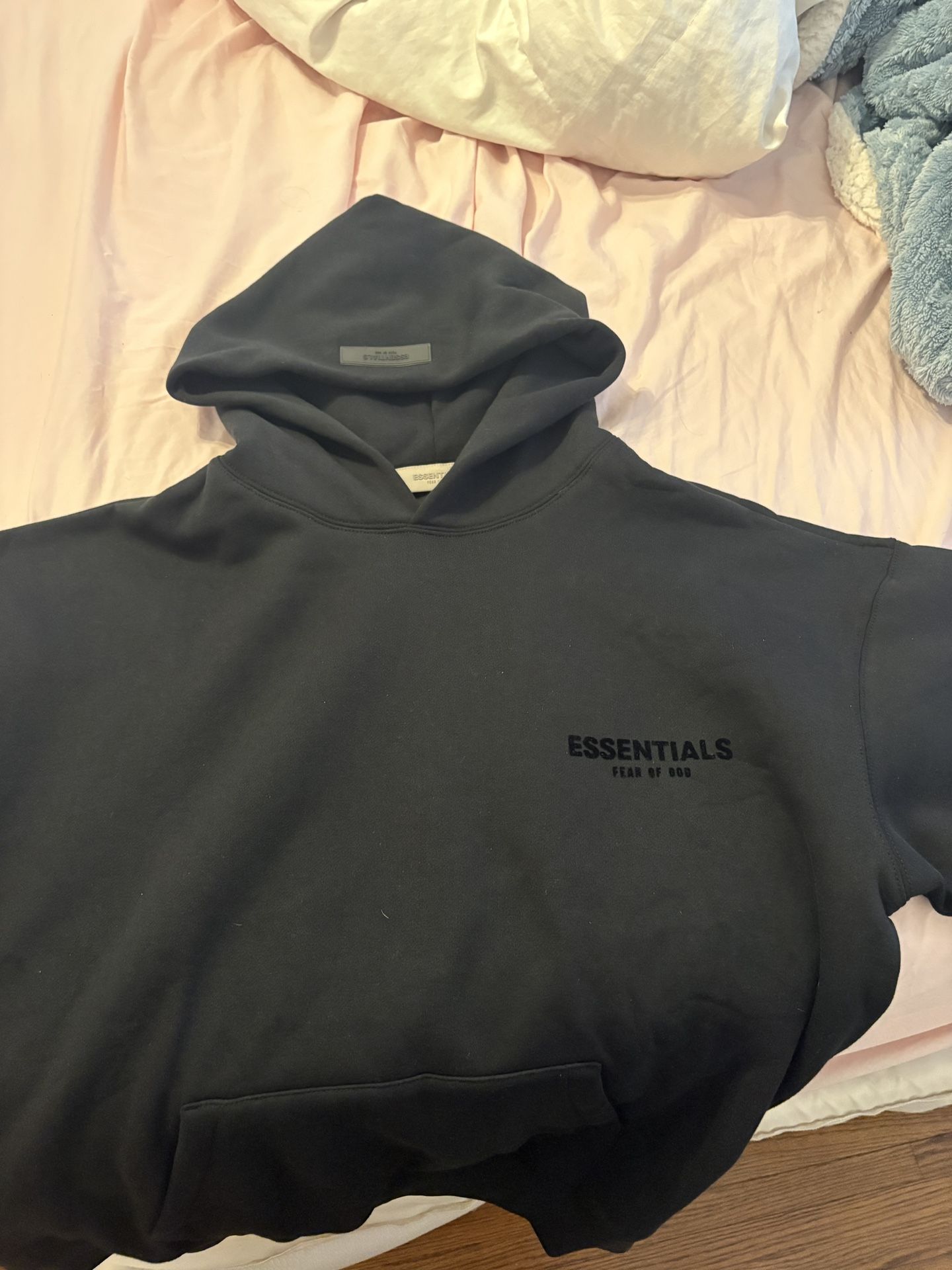 Black Essentials Hoodie