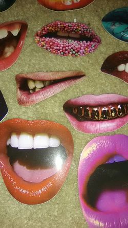 Set of 20 mouths lips 💋 stickers
