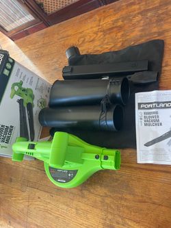 Portland 3-in-1 Electric Leaf Blower / Vacuum / Mulcher - Complete in Box