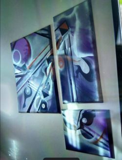 Abstract Multi-Panel Canvas Wall Art Set