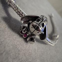 Eeyore From Winnie The Pooh S925 Sterling Silver Charm Fits Pandora