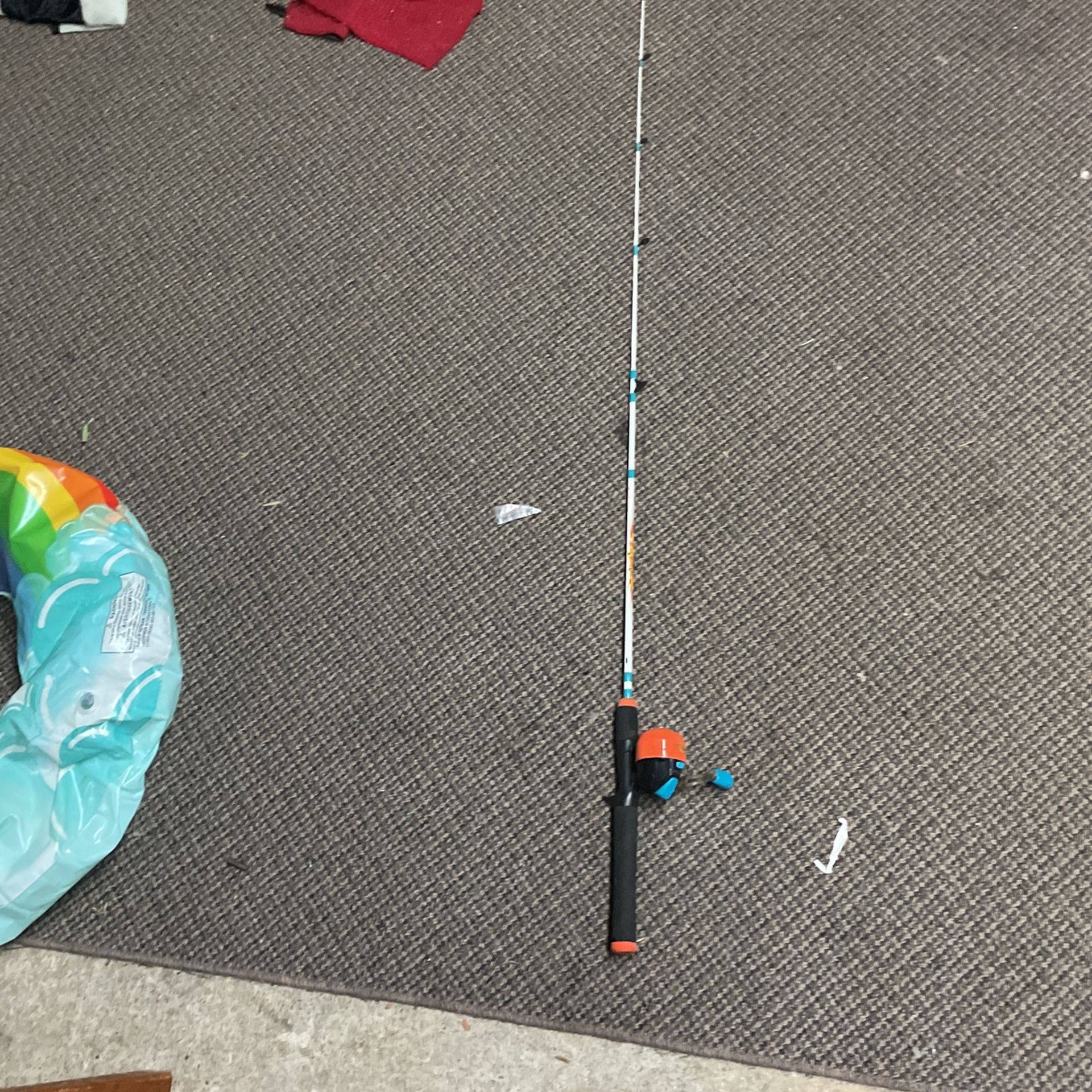 Good Condition, Fishing Rod, Two Reels And Fake Bait
